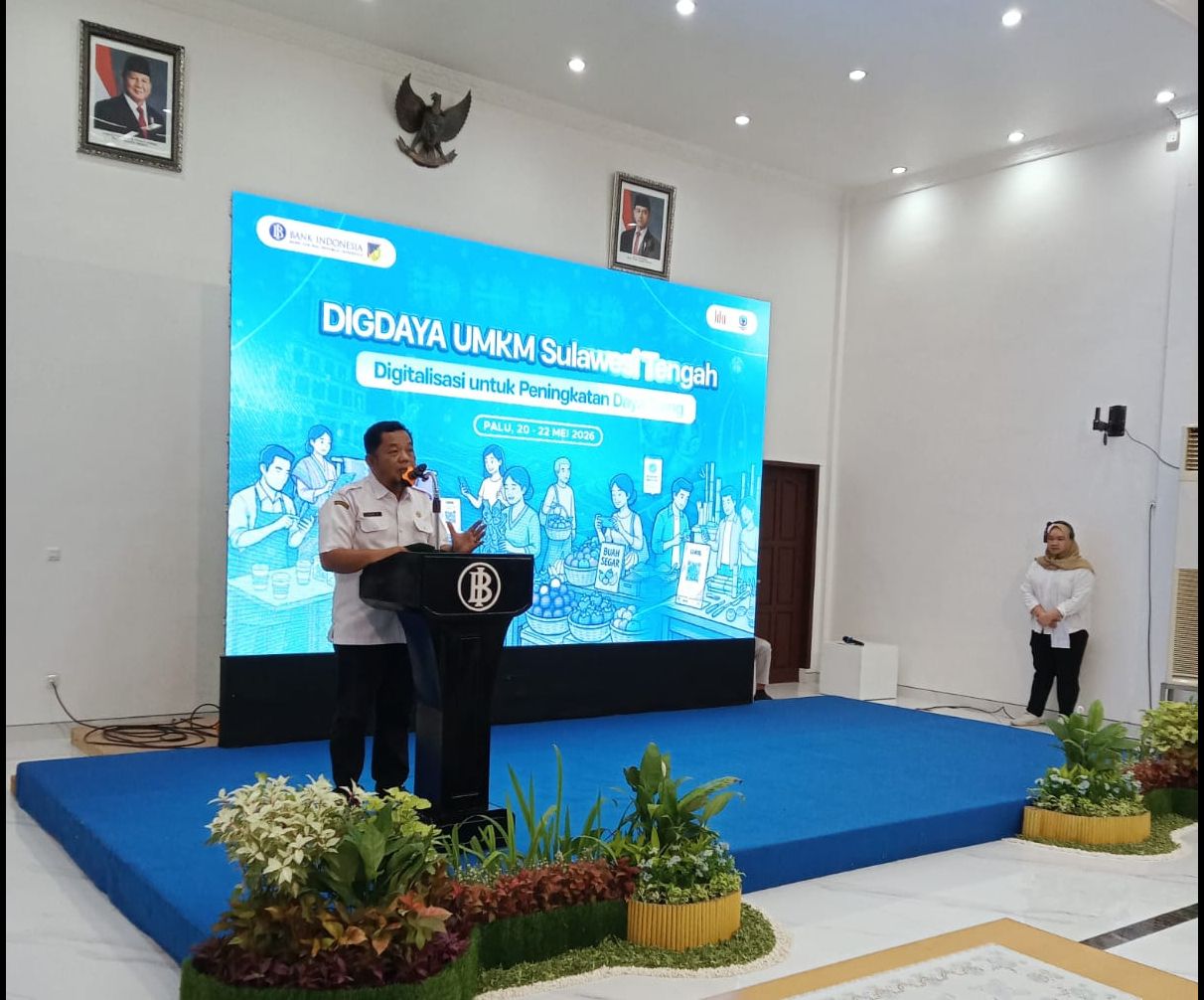 Akselerasi Ekonomi Digital Bumi Tadulako: Kantor Perwakilan Bank Indonesia Sulteng Gandeng Dinkop dan UKM Buka Pelatihan DIGDAYA 2026