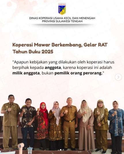 Rapat Anggota Tahunan (RAT) Koperasi Konsumen Mawar Berkembang untuk Tahun Buku 2025