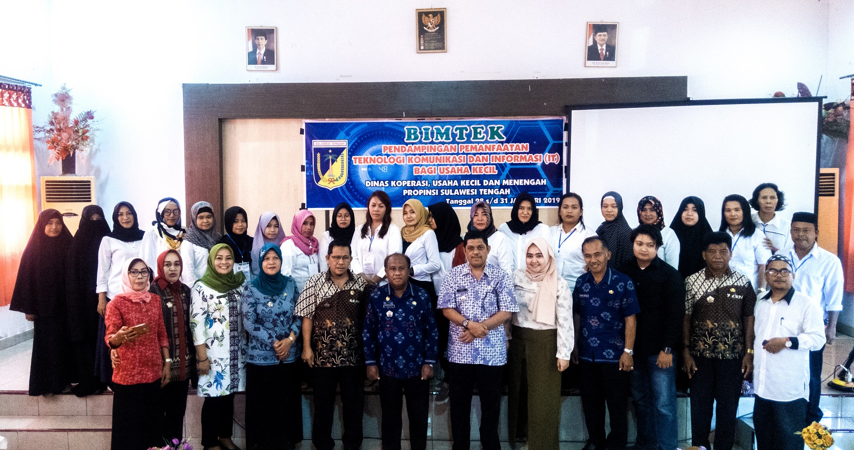 Dinas Koperasi dan UKM Provinsi Sulawesi Tengah Gelar Bimbingan Teknis Pemanfaatan Teknologi dan Komunikasi/IT bagi Pelaku UKM Se-Sulawesi Tengah