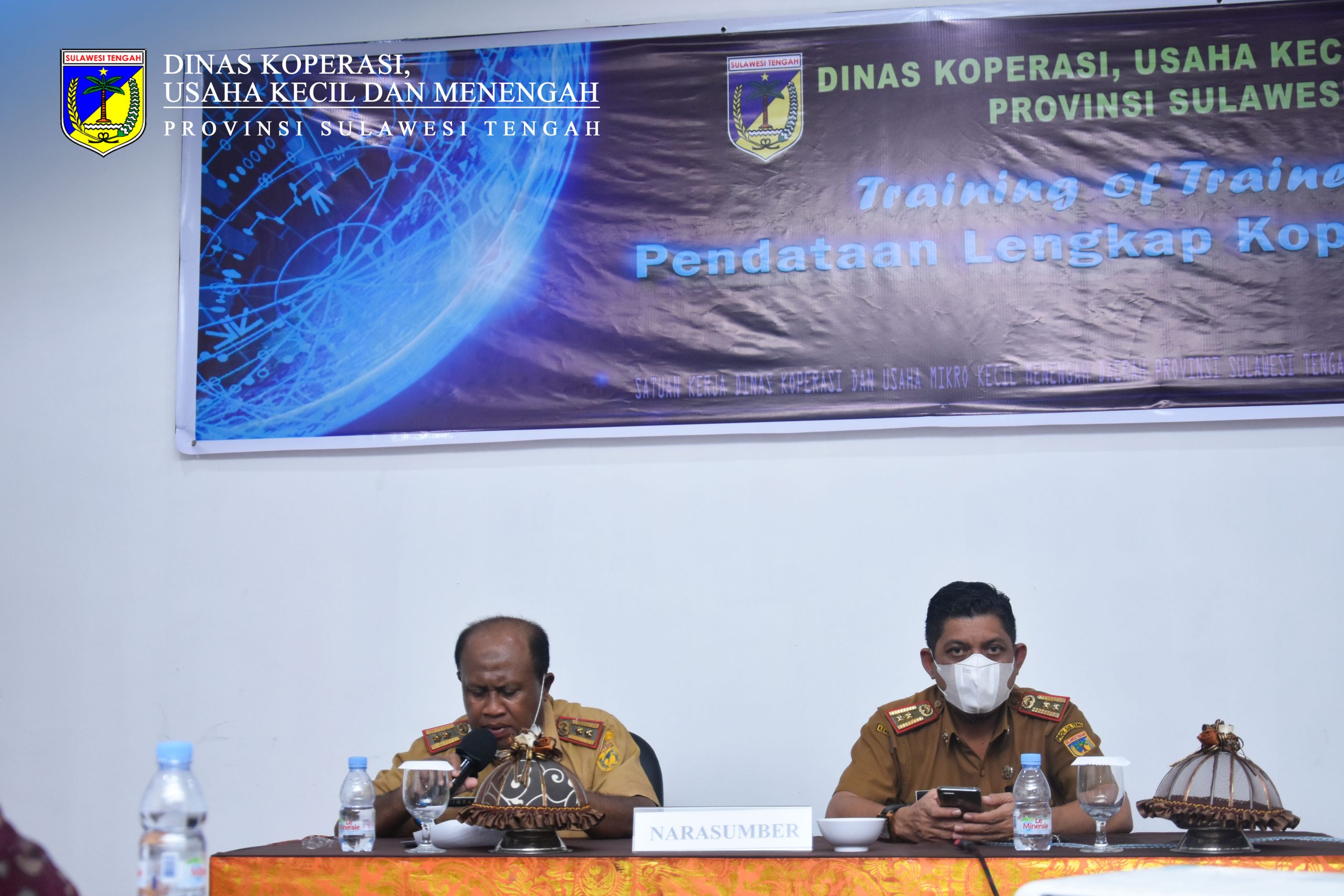 PELATIHAN TEKNIS TRAINING OF TRAINER (TOT) PENDATAAN LENGKAP KUMKM TAHUN 2022 DINAS KOPERASI USAHA KECIL DAN MENENGAH PROVINSI SULAWESI TENGAH
