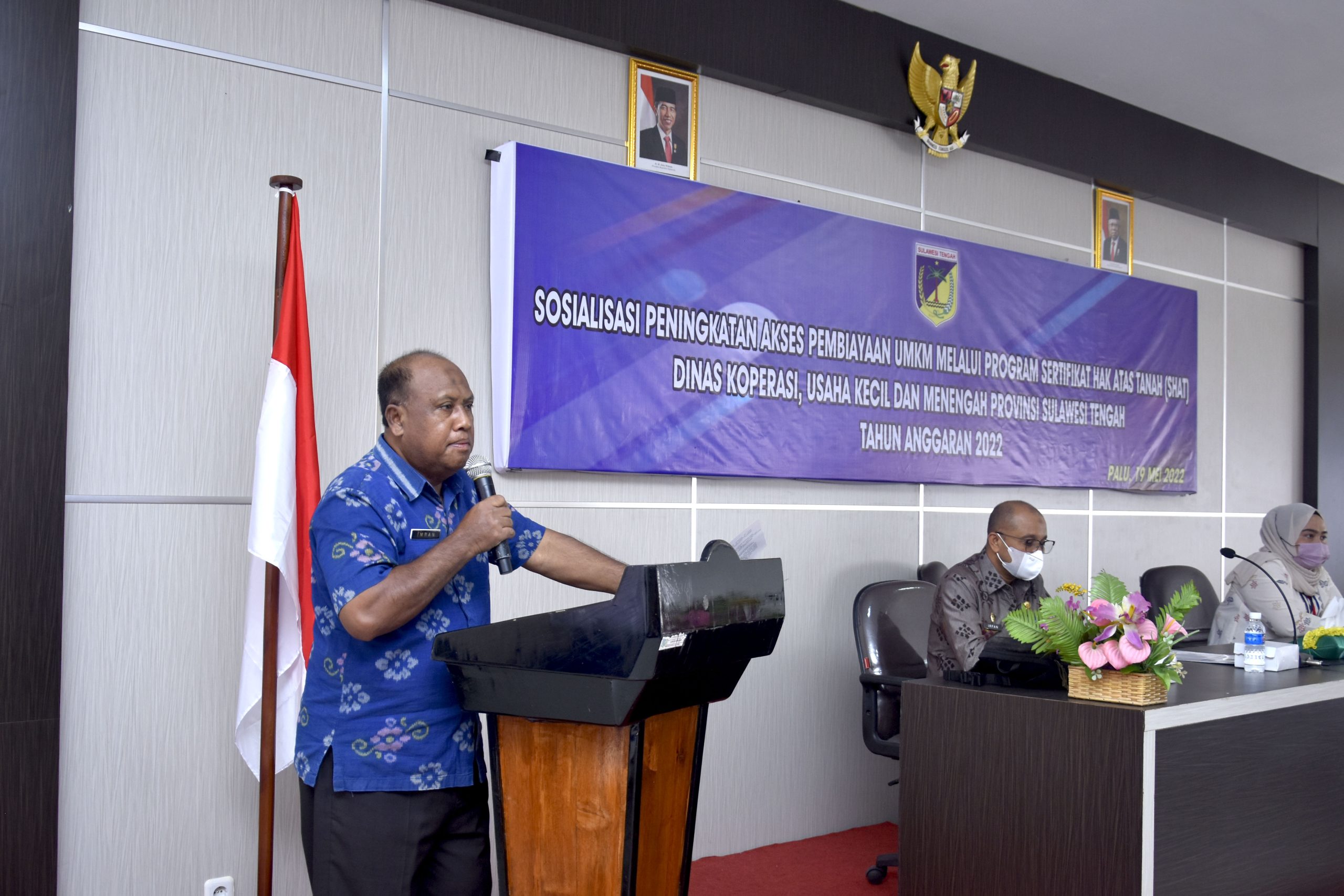 SOSIALISASI PENINGKATAN AKSES PEMBIAYAAN UMKM MELALUI PROGRAM SERTIFIKAT HAK ATAS TANAH (SHAT)