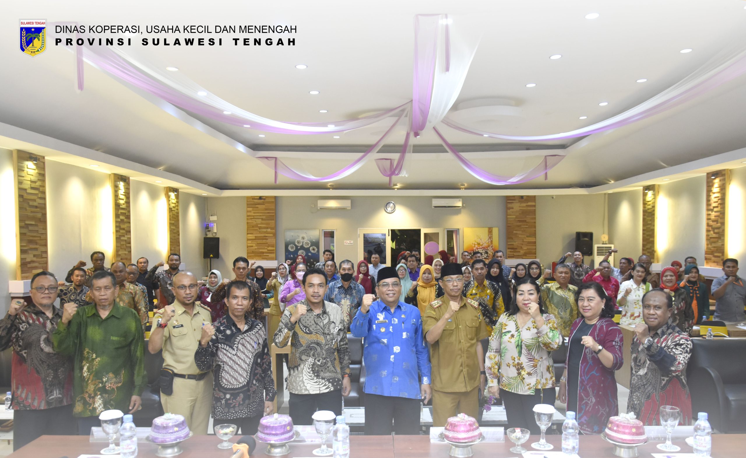 RAPAT EVALUASI KINERJA BIDANG KOPERASI DAN UMKM SE-PROVINSI SULAWESI TENGAH TAHUN 2022