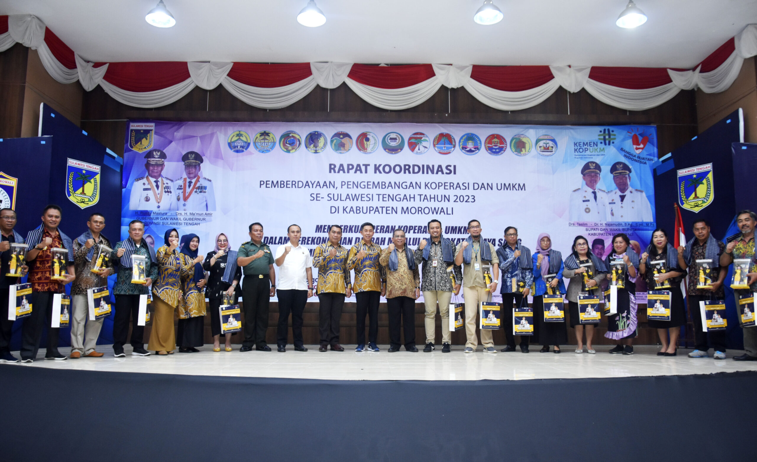 Rapat Koordinasi Pemberdayaan, Pengembangan Koperasi, Usaha Kecil dan Menengah Se-Sulawesi Tengah Di Kab. Morowali
