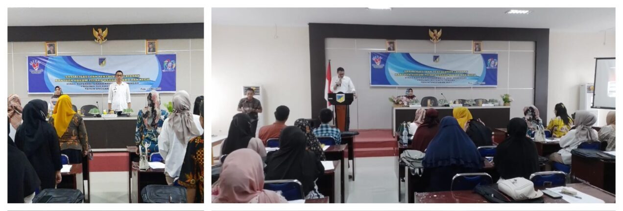 Pembukaan Sosialisasi Layanan Bantuan Hukum Pelaku Usaha Mikro Kecil dan Menengah