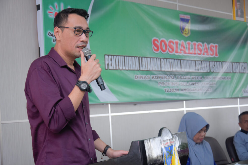Dinas Koperasi & UKM Provinsi Sulteng Gelar Sosialisasi Layanan Bantuan Hukum bagi Pelaku UMK