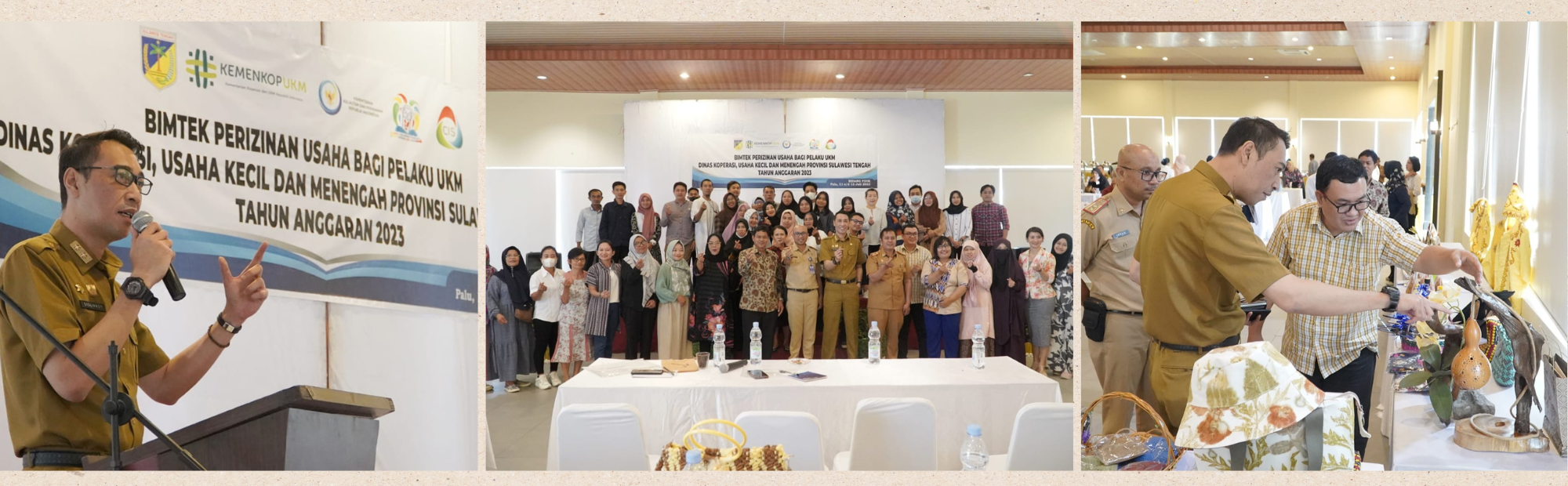 Dinkop UKM Sulteng Gelar Bimtek Perizinan Usaha Bagi Pelaku UKM Dinas Koperasi, Usaha Kecil dan Menengah TA 2023