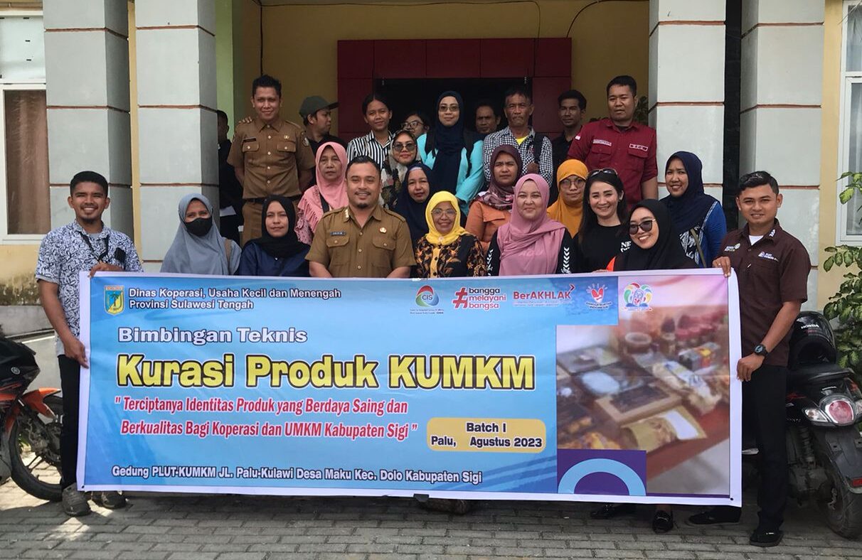 Dinkop & UKM Provinsi Sulawesi Tengah gelar Kurasi Produk KUMKM di Kabupaten Sigi Batch I