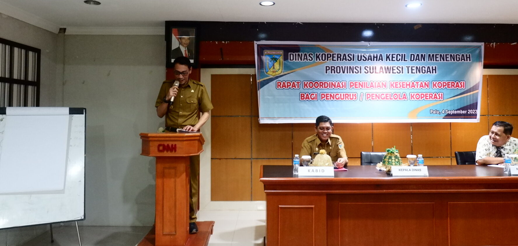 Pembukaan Rapat Koordinasi Penilaian Kesehatan Bagi Pengurus/ Pengelolaan Koperasi