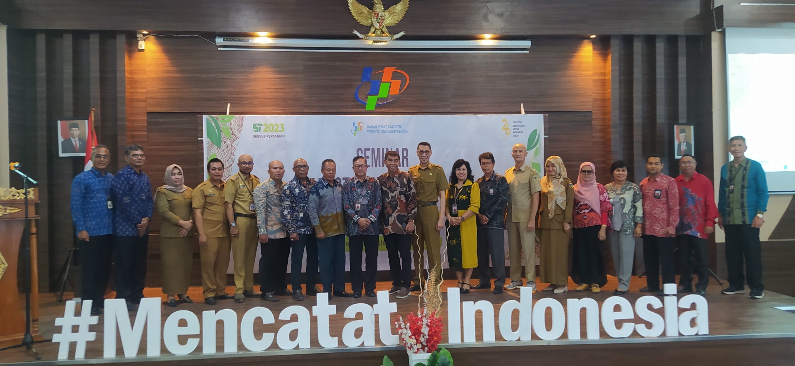 Kepala Dinas Koperasi UKM Provinsi Sulawesi Tengah menjadi Narasumber Pada Seminar Hari Statistik Nasional Tahun 2023
