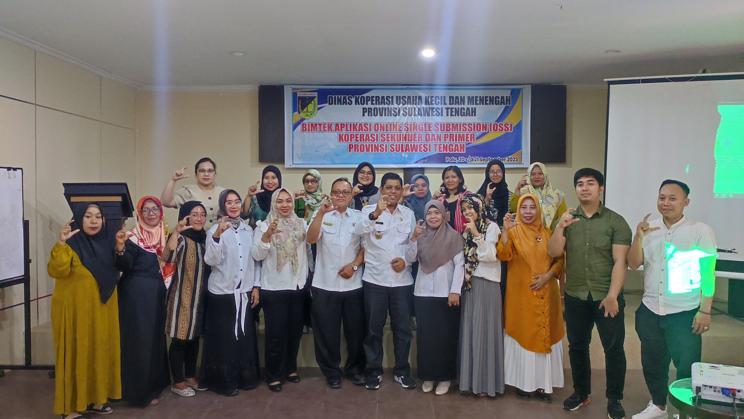 Bimbingan Teknis Online Single Submission (OSS) Koperasi Sekunder dan Primer.