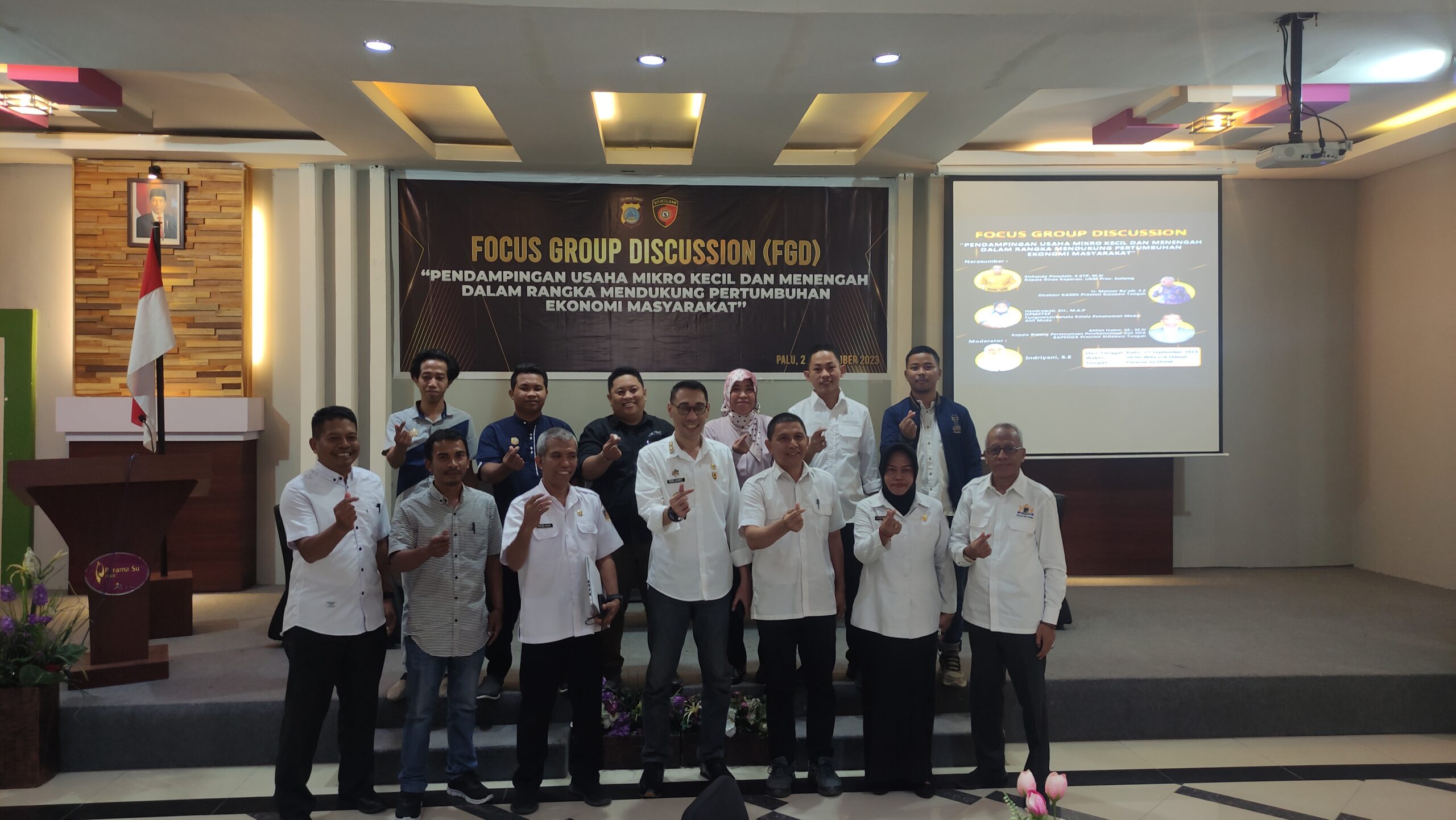 Sisliandy Ponulele Jadi Narasumber dalam FGD Pendampingan Usaha Mikro Kecil dan Menengah untuk Mendorong Pertumbuhan Ekonomi