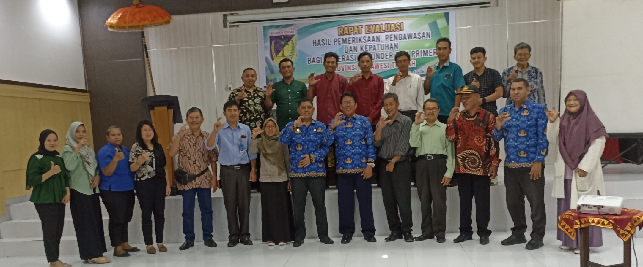 Dinkop & UKM Provinsi Sulteng Gelar Rapat Evaluasi Hasil Pemeriksaan, Pengawasan & Kepatuhan bagi Koperasi Sekunder & Primer Provinsi