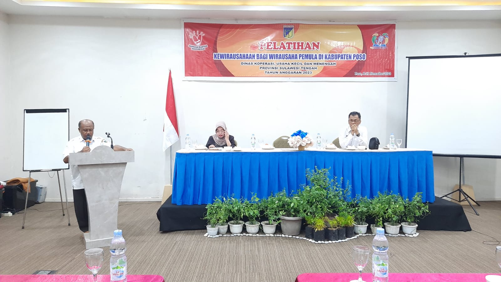 Mewujudkan Wirausaha yang Tangguh, Mandiri dan Berdaya Saing; Dinkop & UKM Proviinsi Sulteng Gelar Pelatihan Kewirausahaan bagi Wirausaha Pemula di Kabupaten Poso