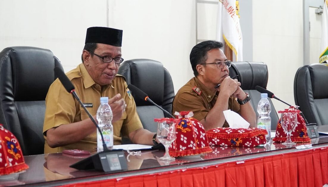 Asisten I Bidang Pemerintahan dan Kesra Pimpin Rapat Persiapan Safari Ramadhan Tahun 2024.