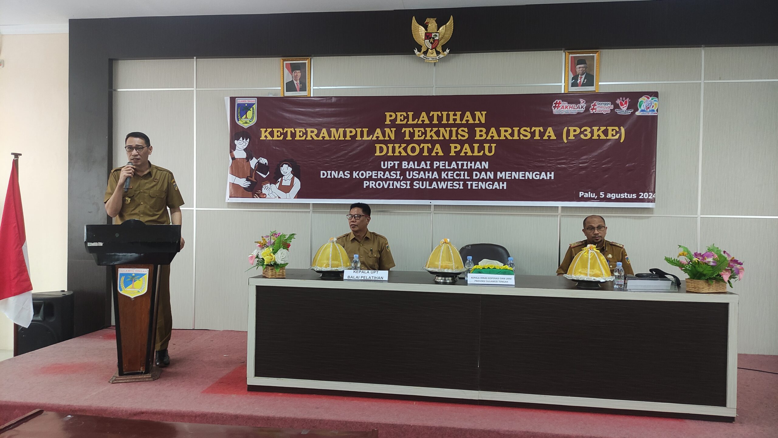 Dinas Koperasi dan UKM Gelar Pelatihan Keterampilan Barista untuk Masyarakat Kota Palu