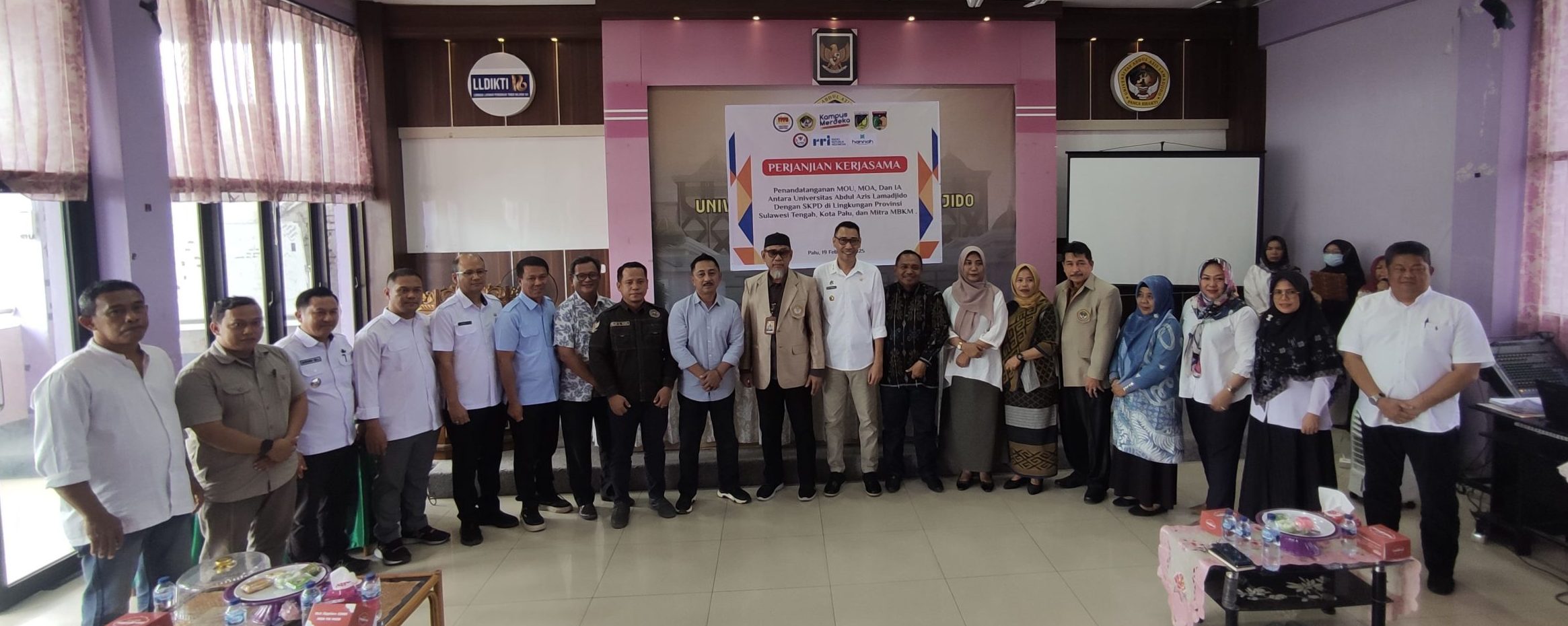Universitas Aziz Lamadjido Jalin Kerja Sama Strategis dengan Dinas Koperasi, UKM Provinsi Sulteng serta OPD Sulteng lainnya dalam Program MBKM
