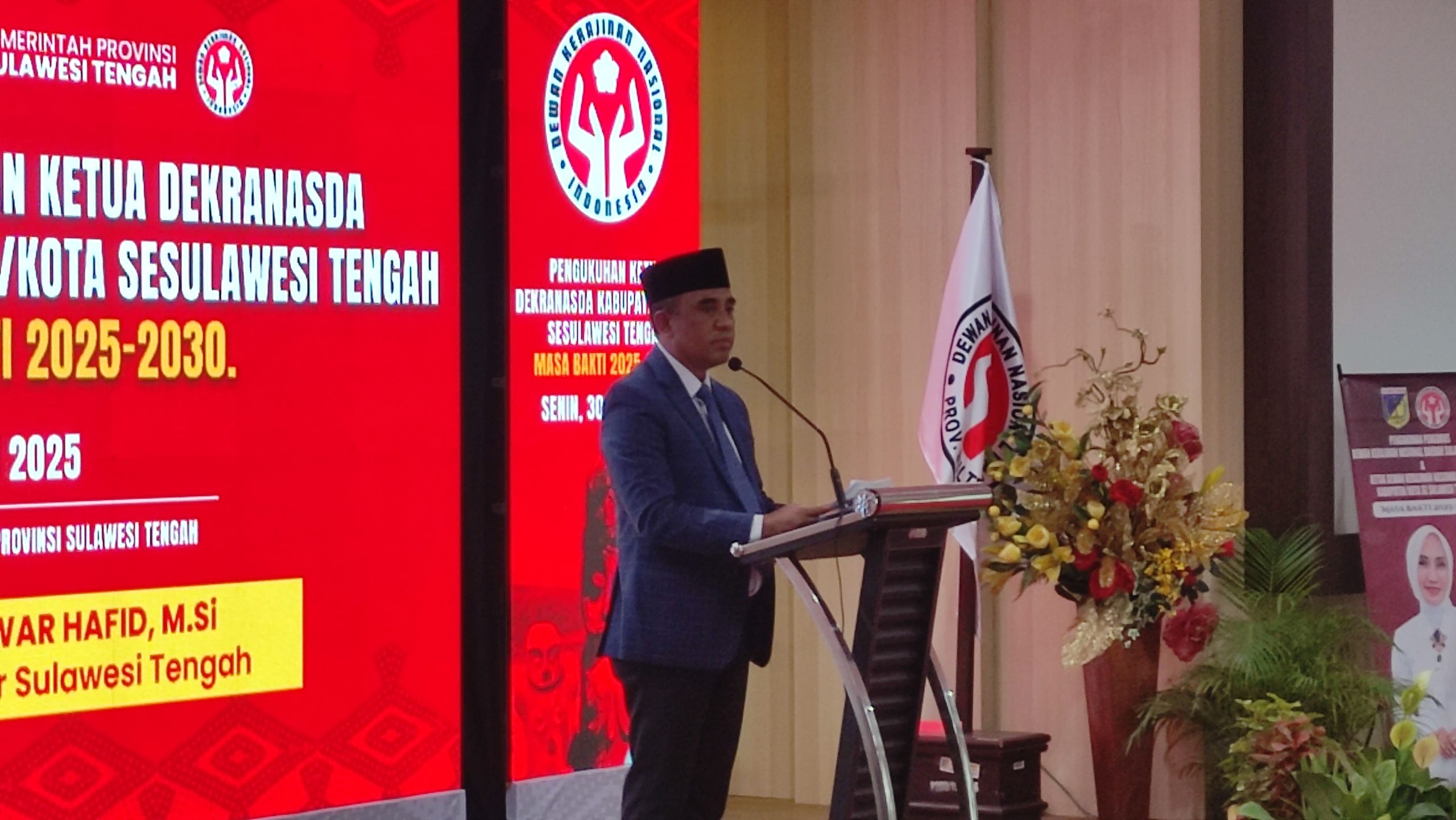 Gubernur Sulteng Kukuhkan Pengurus Dekranasda 2025–2030, Dorong Penguatan Industri Kerajinan Lokal