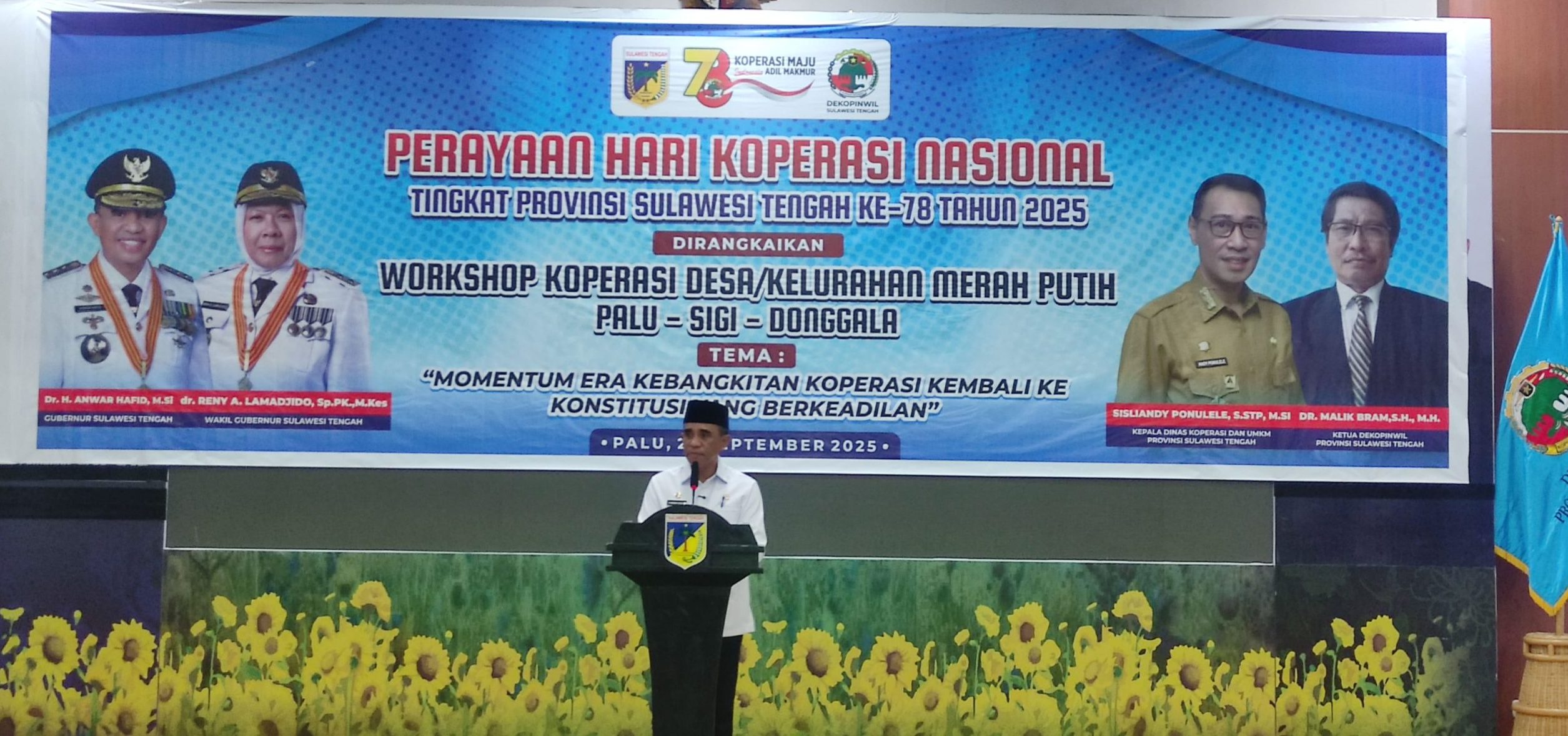 Harkopnas ke-78 di Sulawesi Tengah: Gubernur Serukan Koperasi Sambut Era Baru Perekonomian